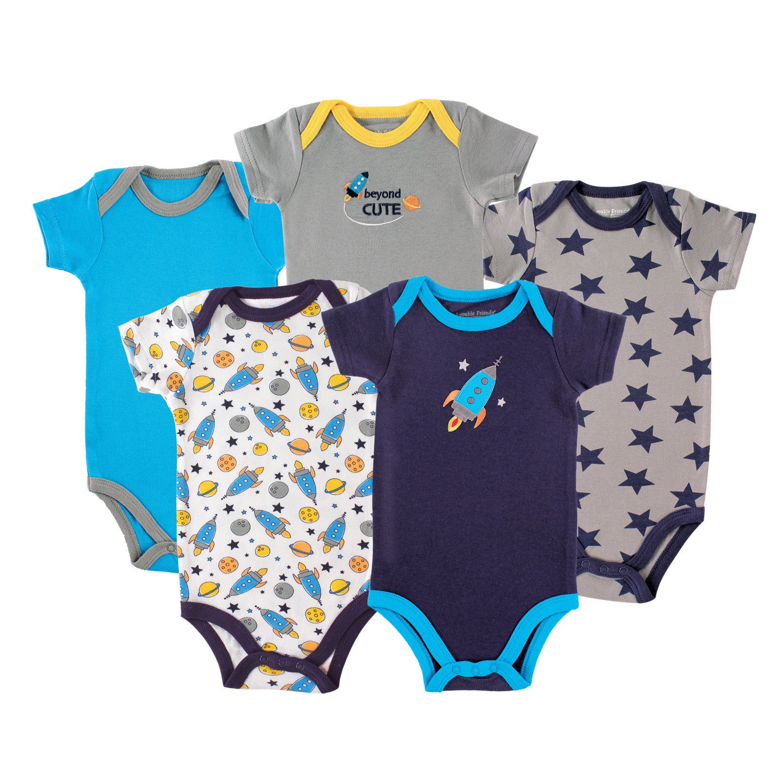  Luvable Friends Cotton Bodysuits