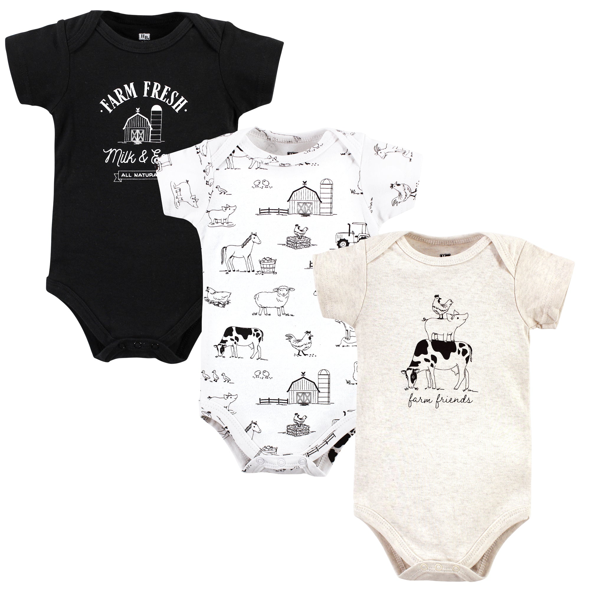 Hudson Baby Cotton Bodysuits – BabyVision Inc.