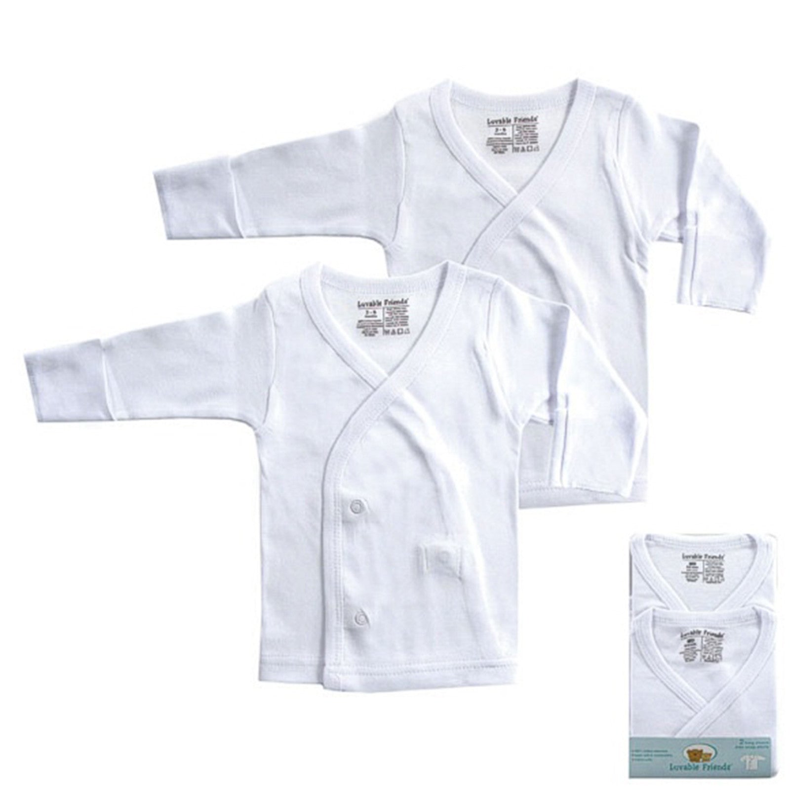 Luvable Friends Side Snap Shirts – BabyVision Inc.