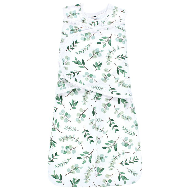 Hudson Baby Convertible Swaddle Sleep Sack, Eucalyptus