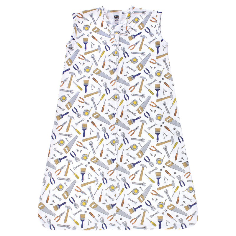 Hudson Baby Cotton Sleeveless Wearable Sleeping Bag, Sack, Blanket, Construction Work