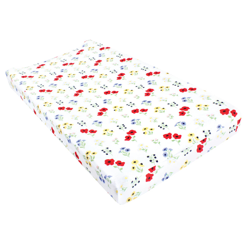 Hudson Baby Changing Pad Cover, Wildflower