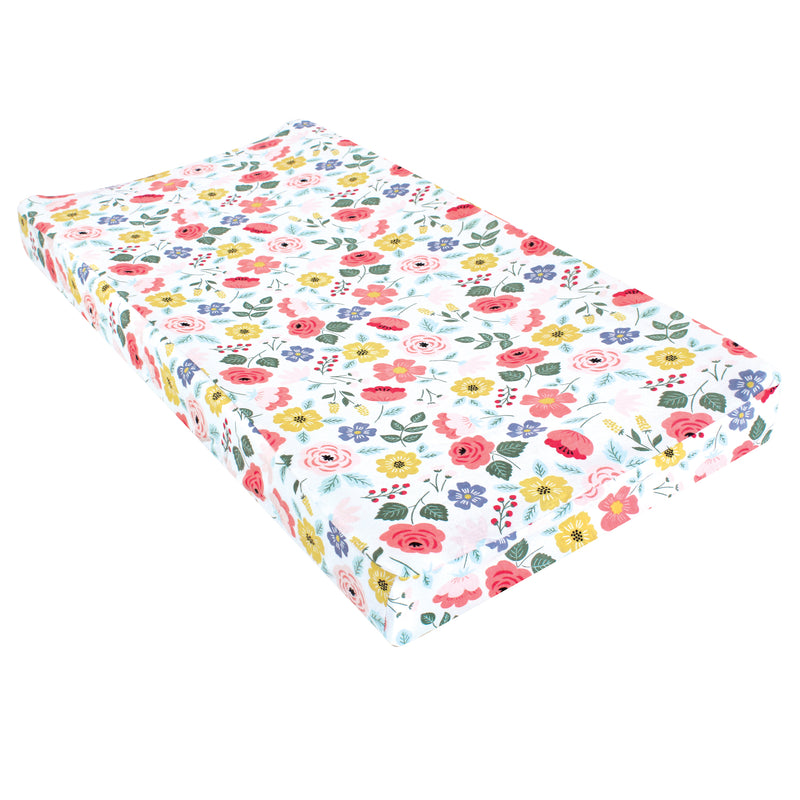 Hudson Baby Changing Pad Cover, Modern Botanical