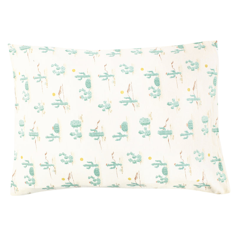 Hudson Baby Cotton Toddler Pillow Case, Desert Cactus