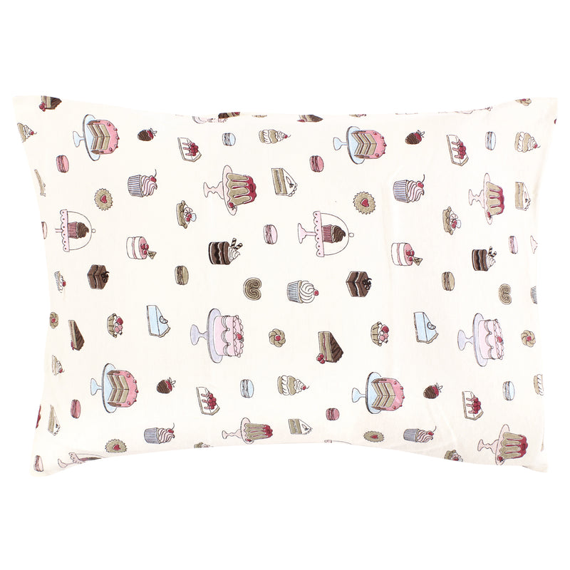 Hudson Baby Cotton Toddler Pillow Case, Sweet Bakery