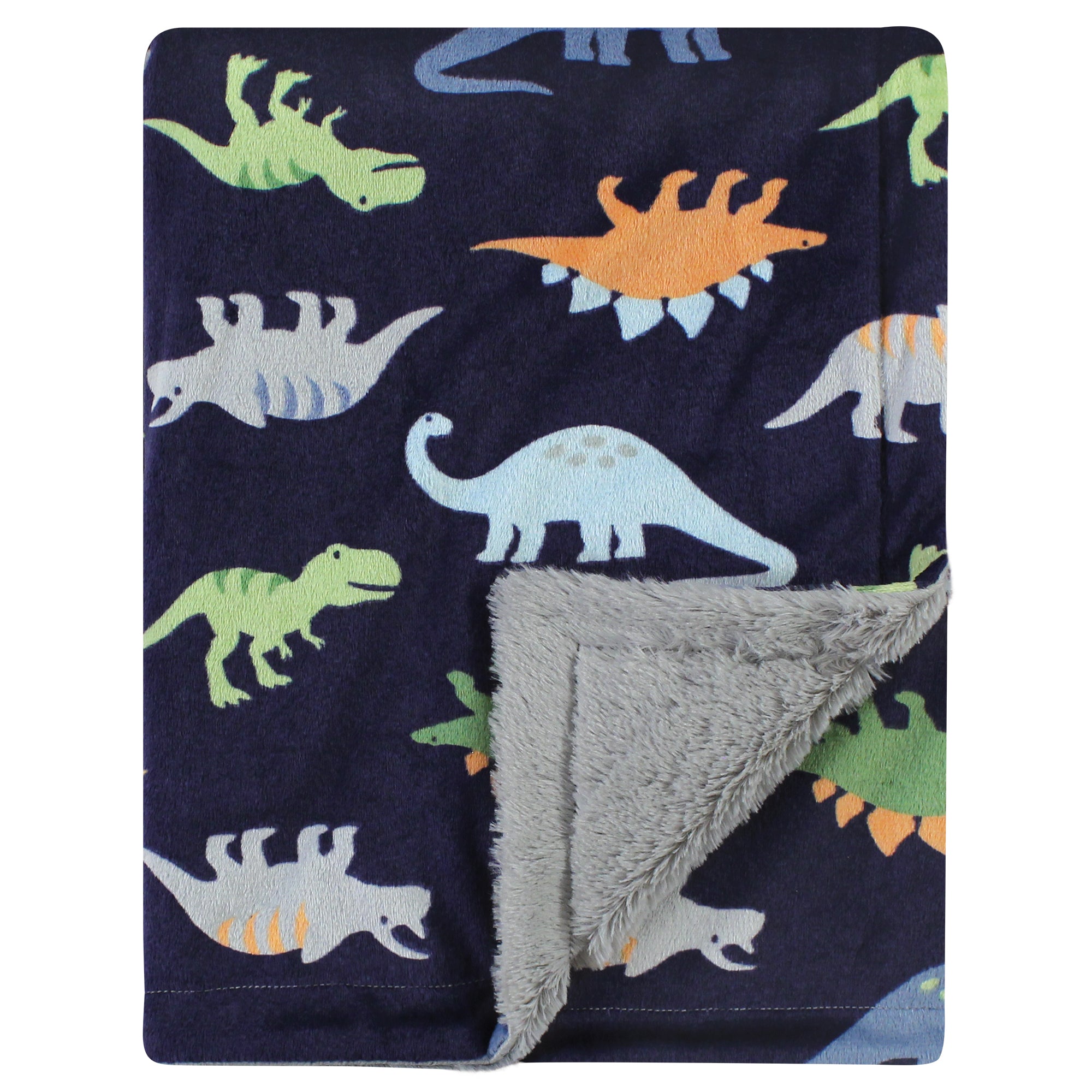 Hudson Baby Plush Blanket with Furry Binding and Back – BabyVision Inc.