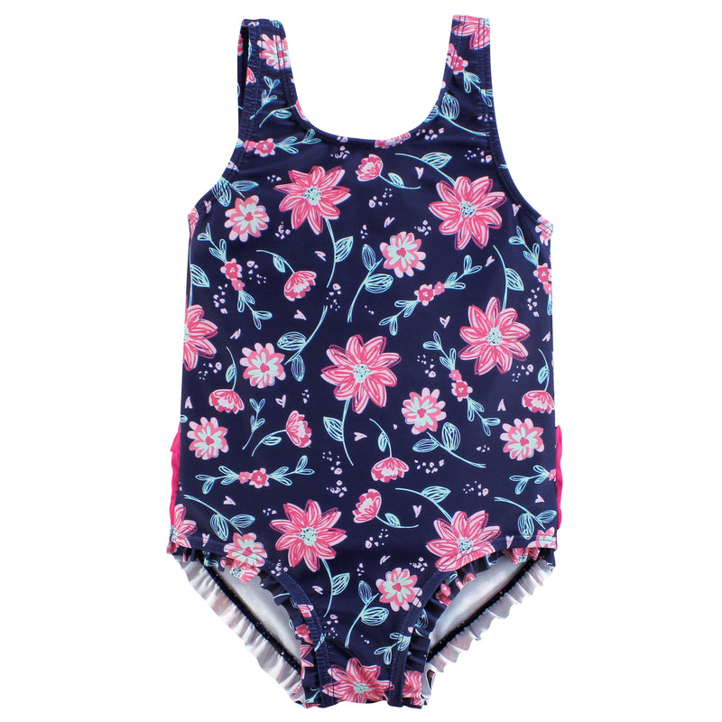 Hudson Baby Toddler Swimsuit, Botanical