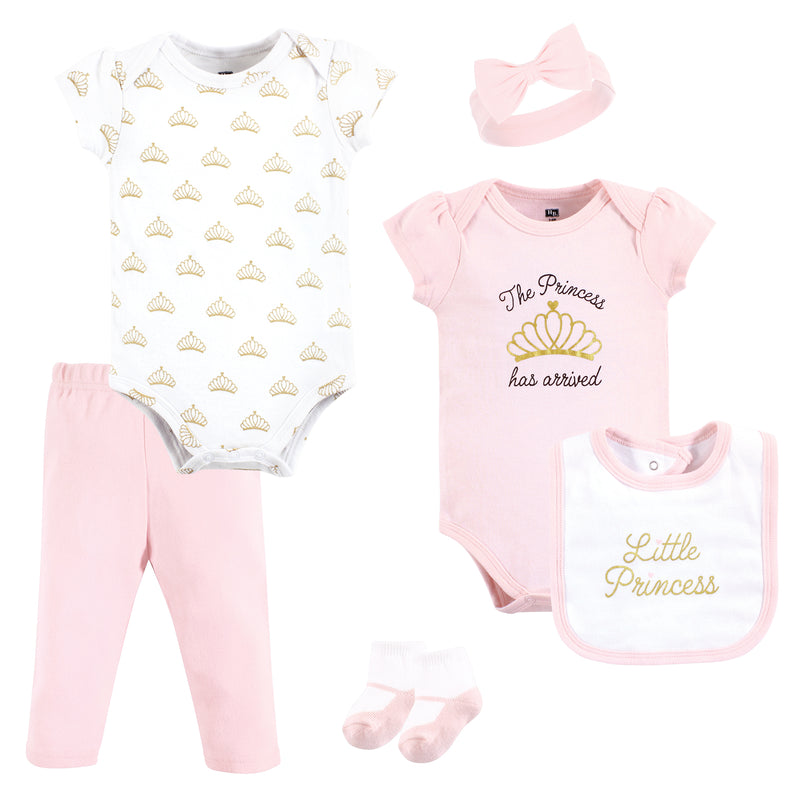 Hudson Baby Cotton Layette Set, Little Princess