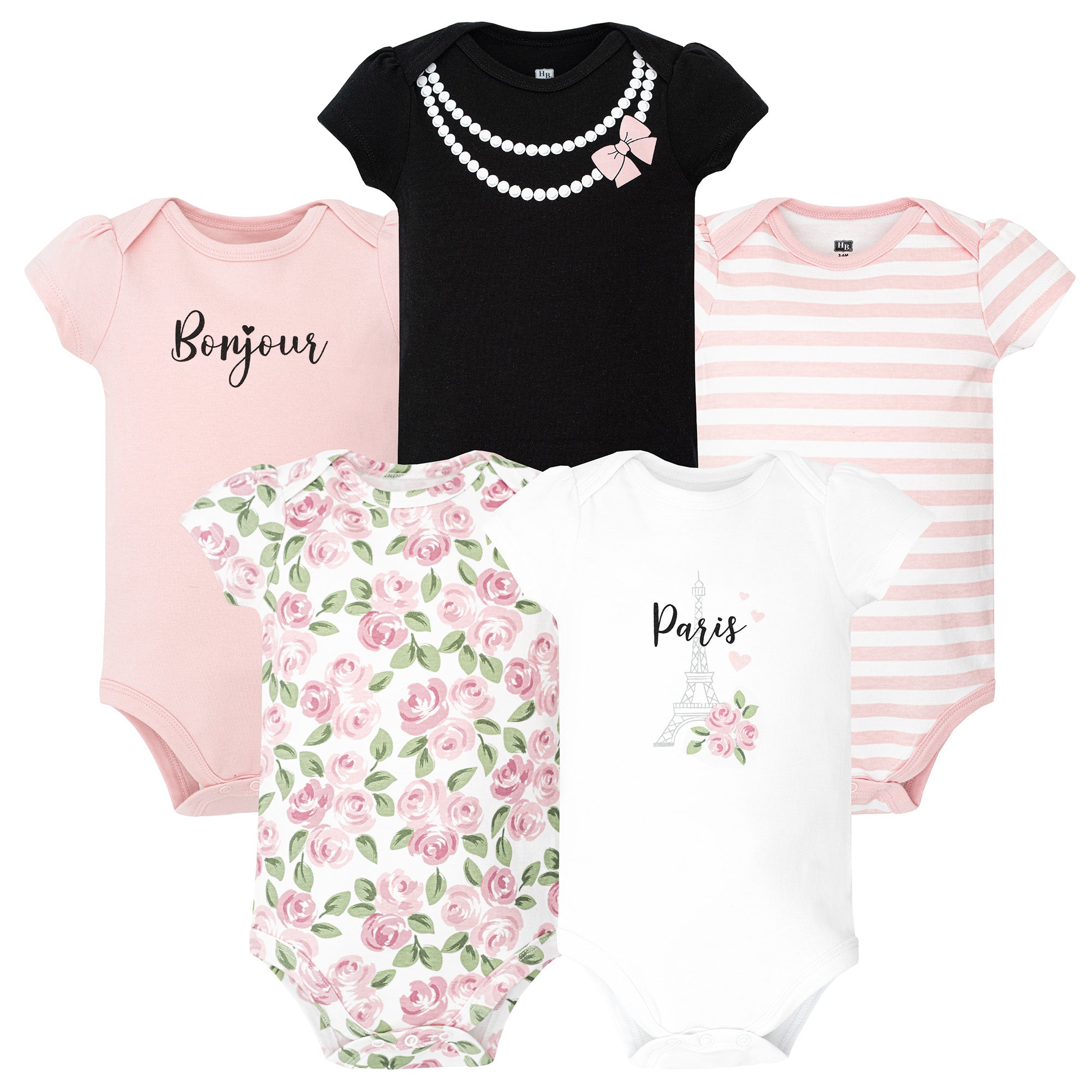 Hudson Baby Cotton Bodysuits 5-Pack – BabyVision Inc.