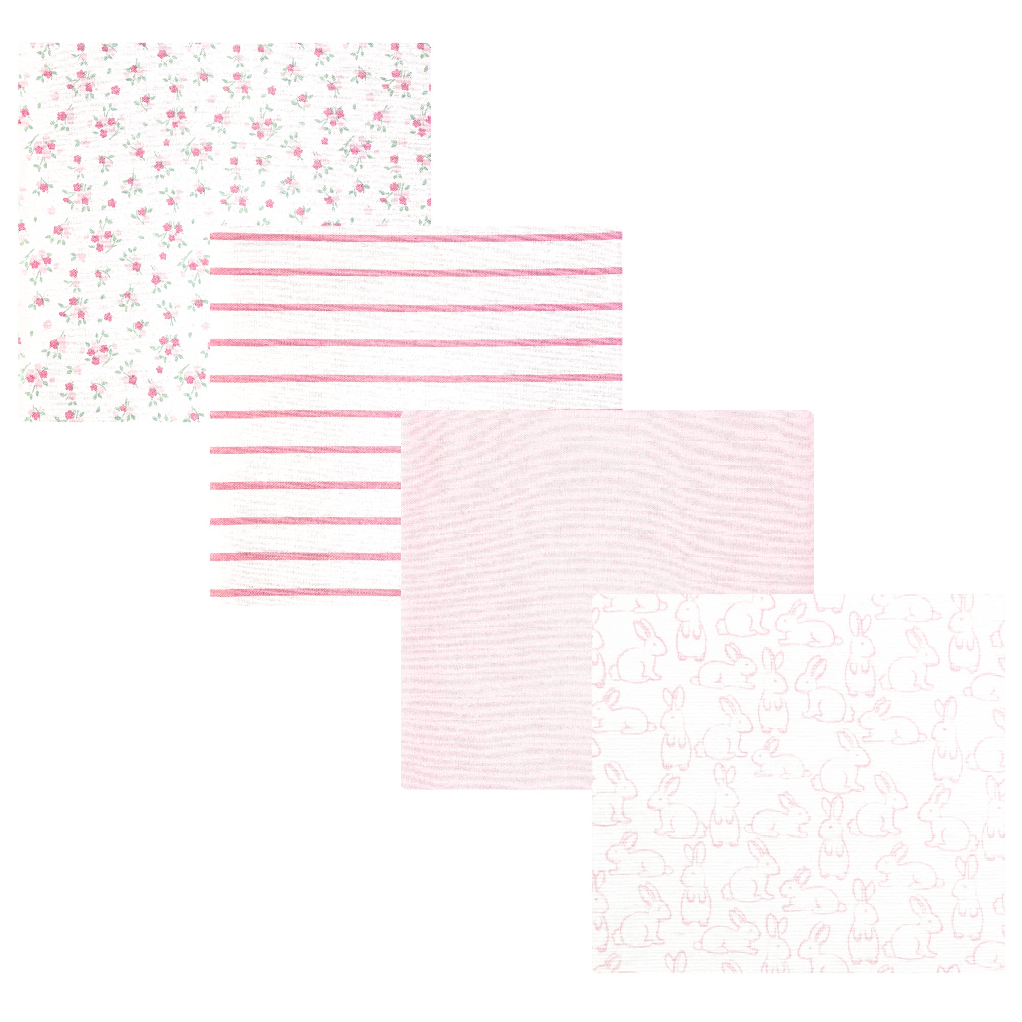 Hudson Baby Cotton Flannel Receiving Blankets 4-Pack – BabyVision Inc.