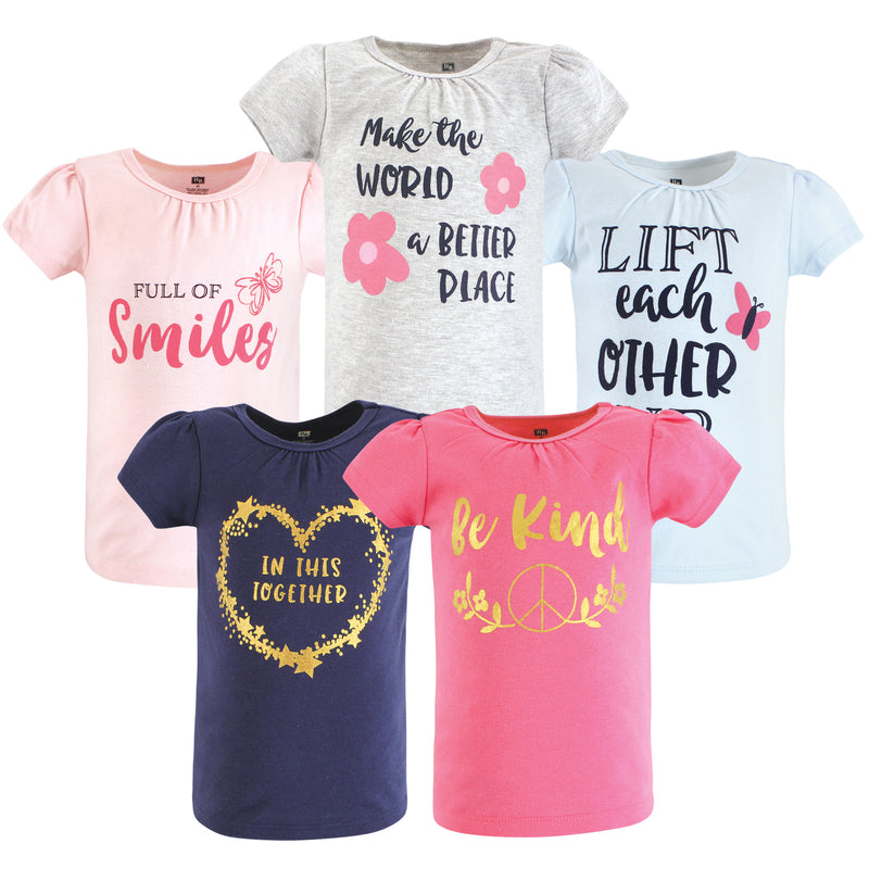 Hudson Baby Short Sleeve T-Shirts, Be Kind