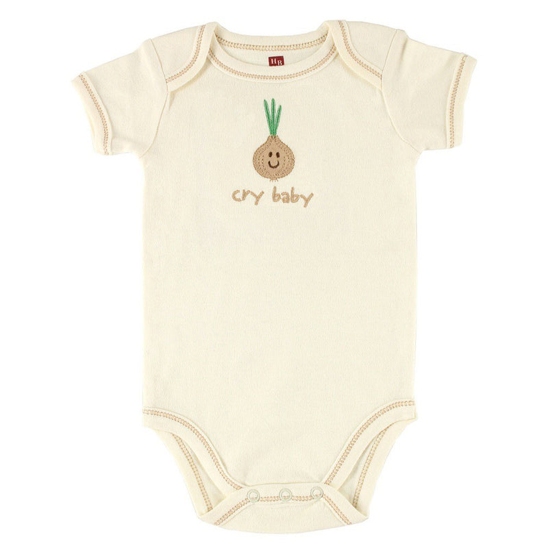 Touched by Nature Organic Cotton Bodysuits, Onion