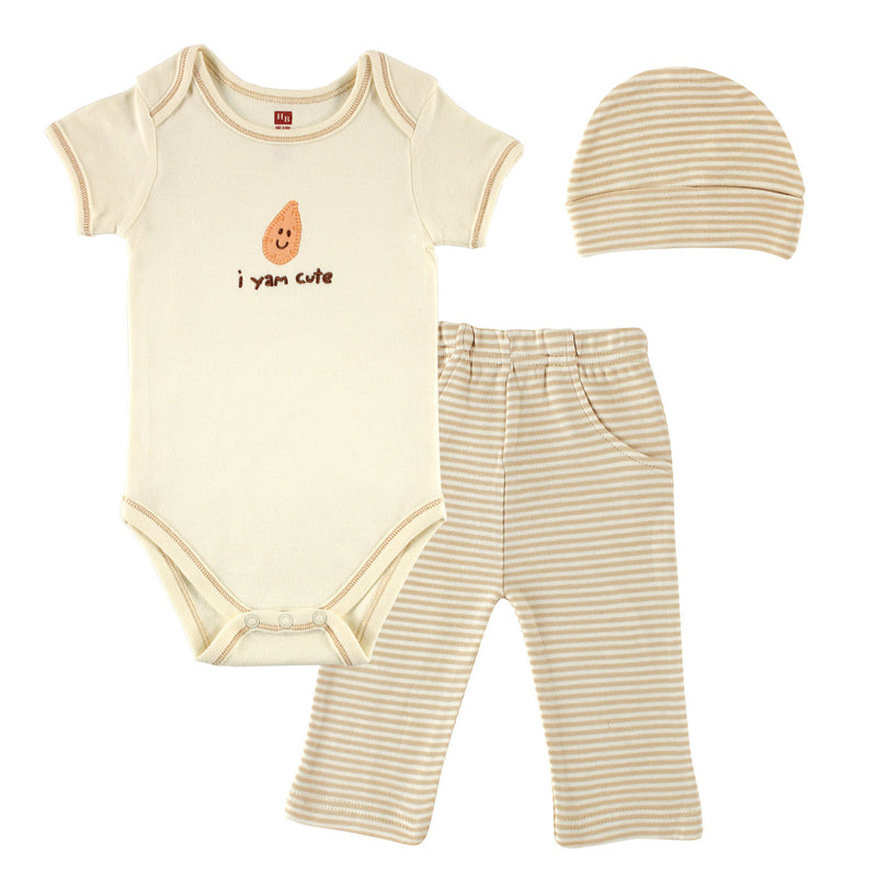 Touched by Nature Organic Cotton Bodysuit and Pant Set, Yam