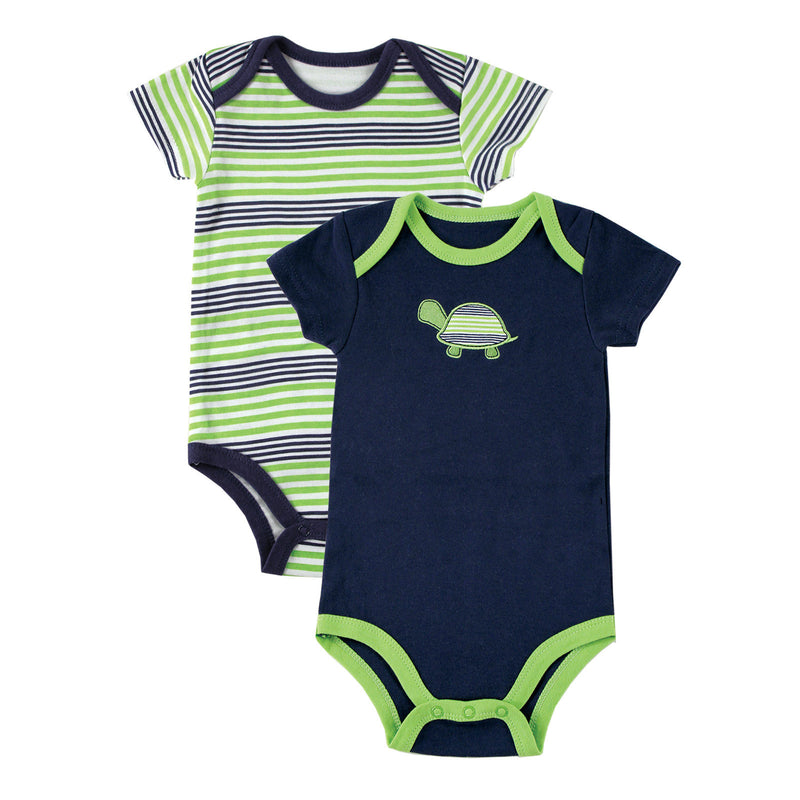 Yoga Sprout Cotton Bodysuits, Turtle