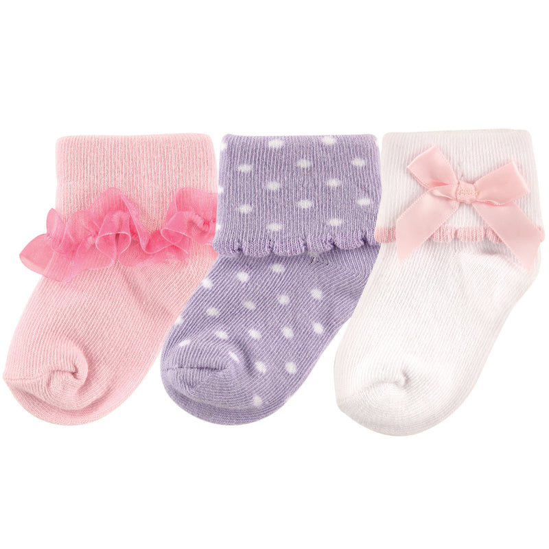 Luvable Friends Socks Set, Light Pink