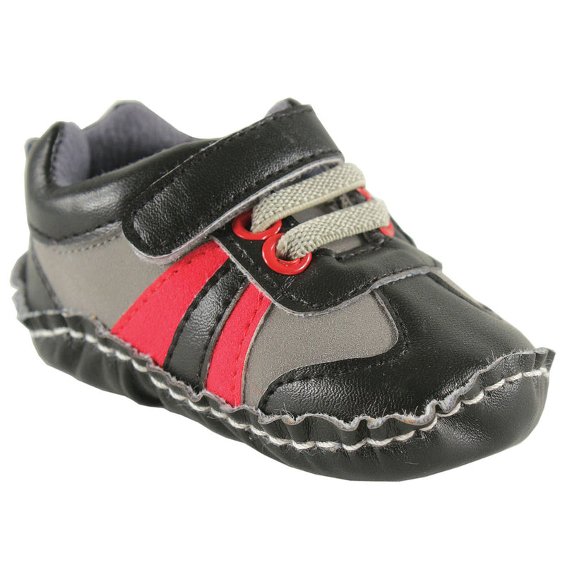 Luvable Friends Crib Shoes, Black Explorer
