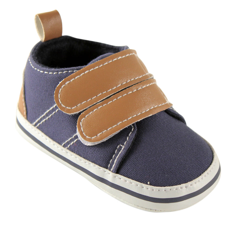 Luvable Friends Crib Shoes, Blue Hook