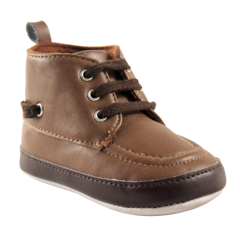 Luvable Friends Crib Shoes, Brown
