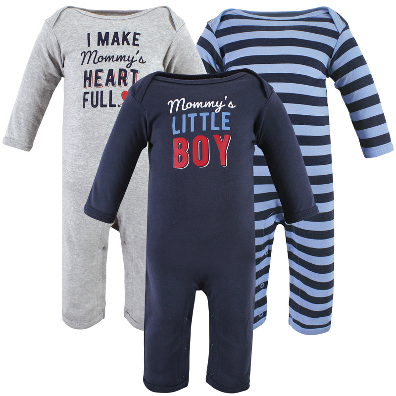 Hudson Baby Cotton Coveralls, Mommys Little Boy