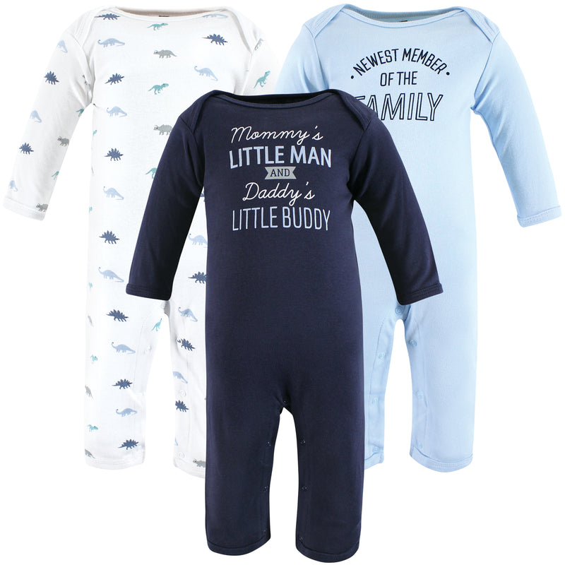 Hudson Baby Cotton Coveralls, Newest Family Member