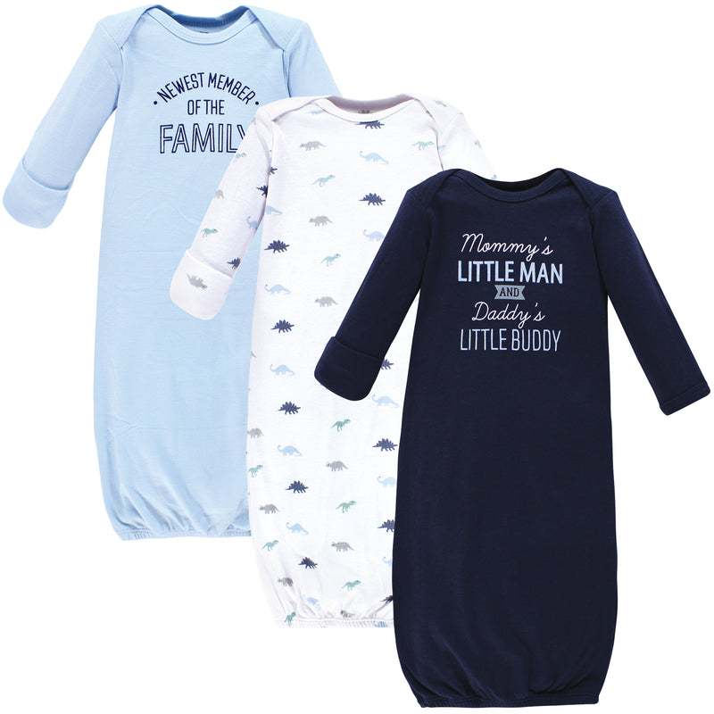 Hudson Baby Cotton Gowns, Newest Family Member