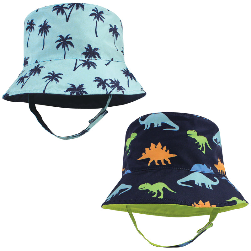 Hudson Baby Sun Protection Hat, Dinosaur Palm Tree