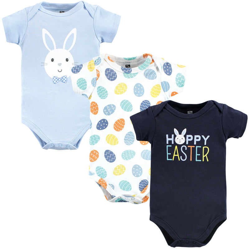 Hudson Baby Cotton Bodysuits, Hoppy Easter