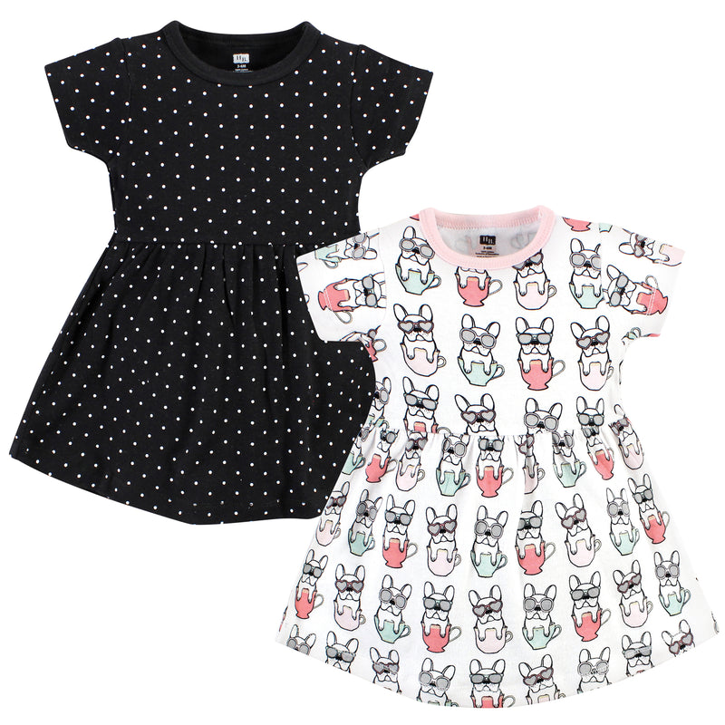 Hudson Baby Cotton Dresses, Bonjour