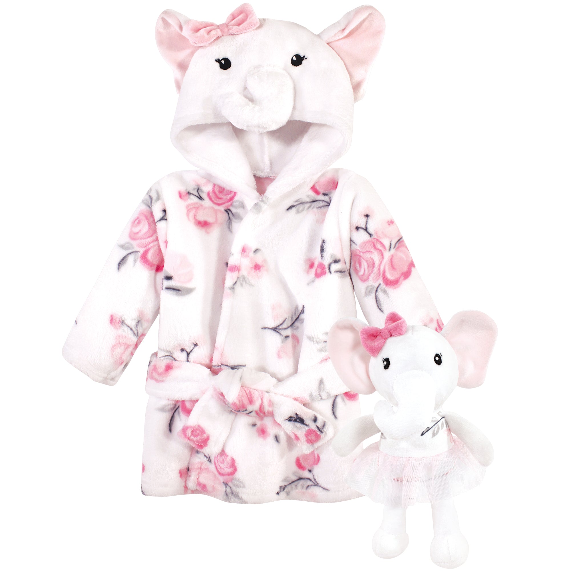 Hudson Baby plush robe and toy set is a great giftset for baby. Our ...