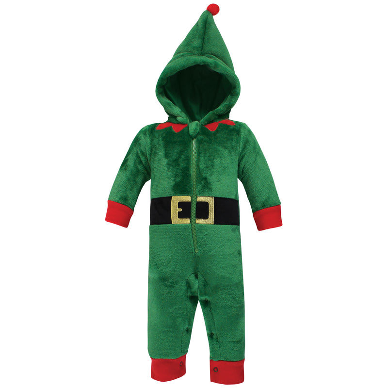 Hudson Baby Plush Jumpsuits, Elf
