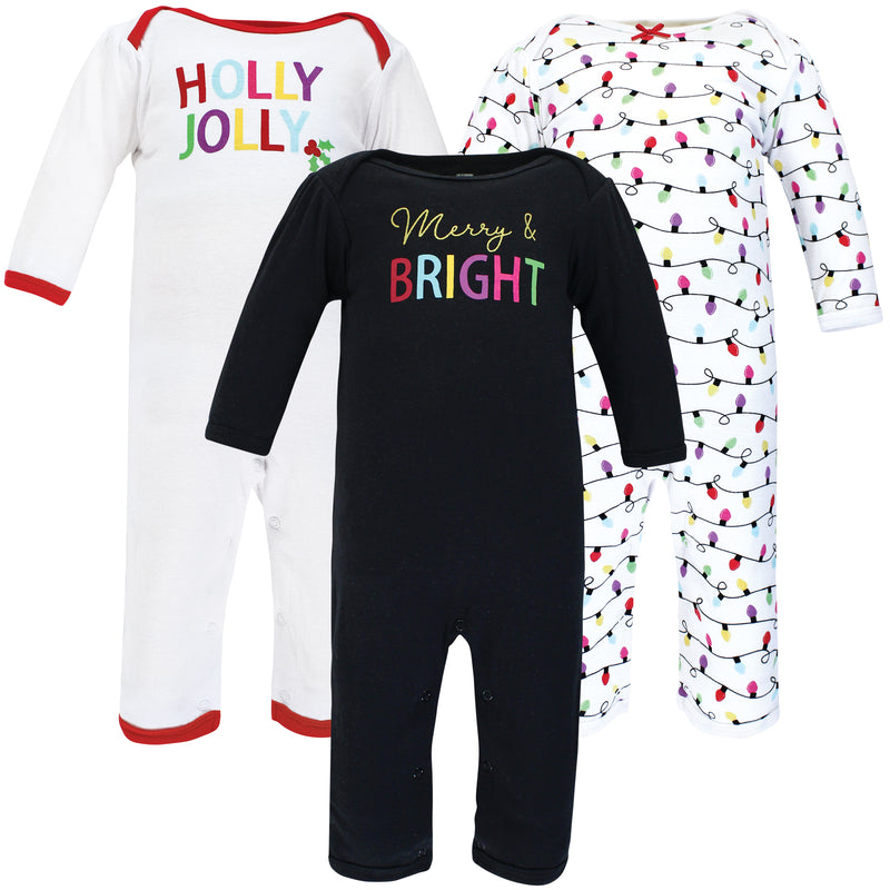 Hudson Baby Cotton Coveralls, Merry And Bright