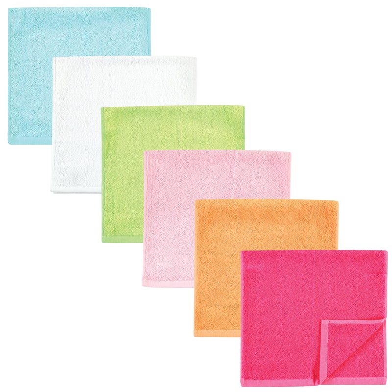 Hudson Baby Rayon from Bamboo Burpcloth 6pk, Tropical