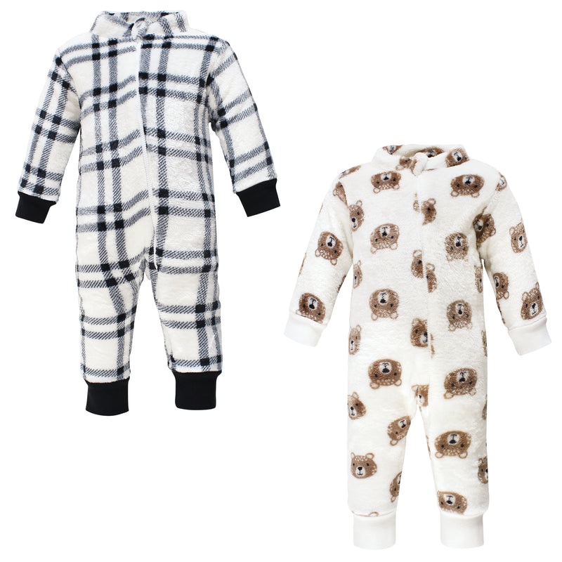 Hudson Baby Plush Jumpsuits, Bear