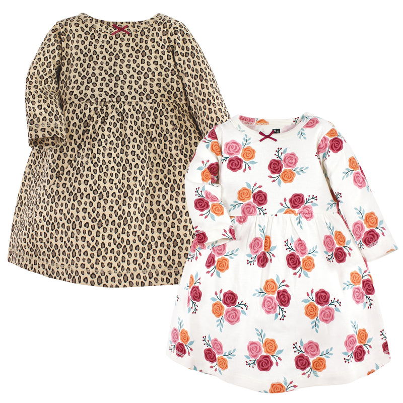 Hudson Baby Cotton Dresses, Autumn Rose