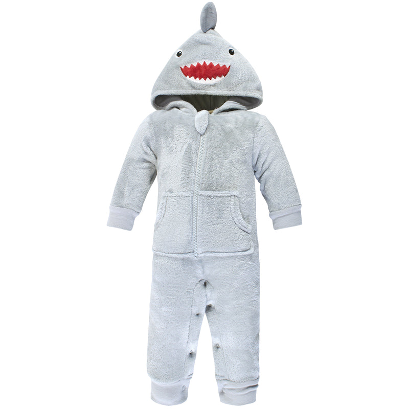 Hudson Baby Plush Jumpsuits, Shark