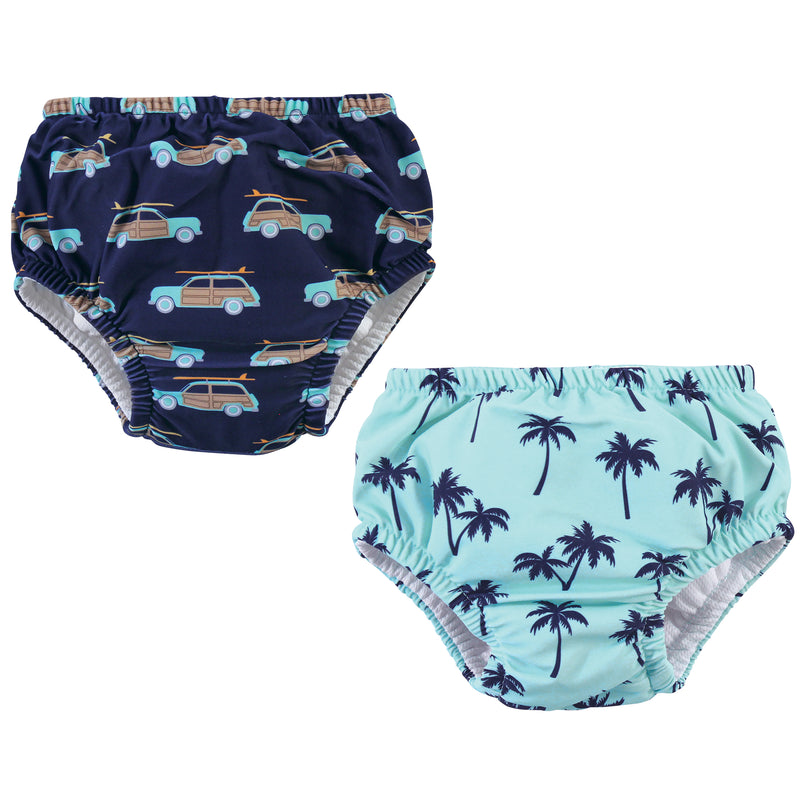 Hudson Baby Swim Diapers, Palm Trees