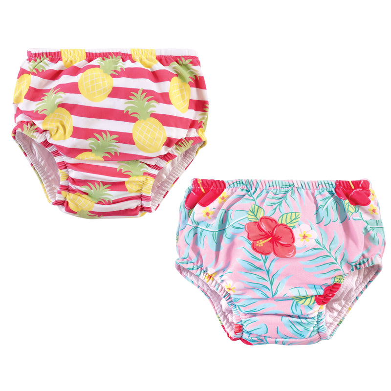 Hudson Baby Swim Diapers, Tropical Floral