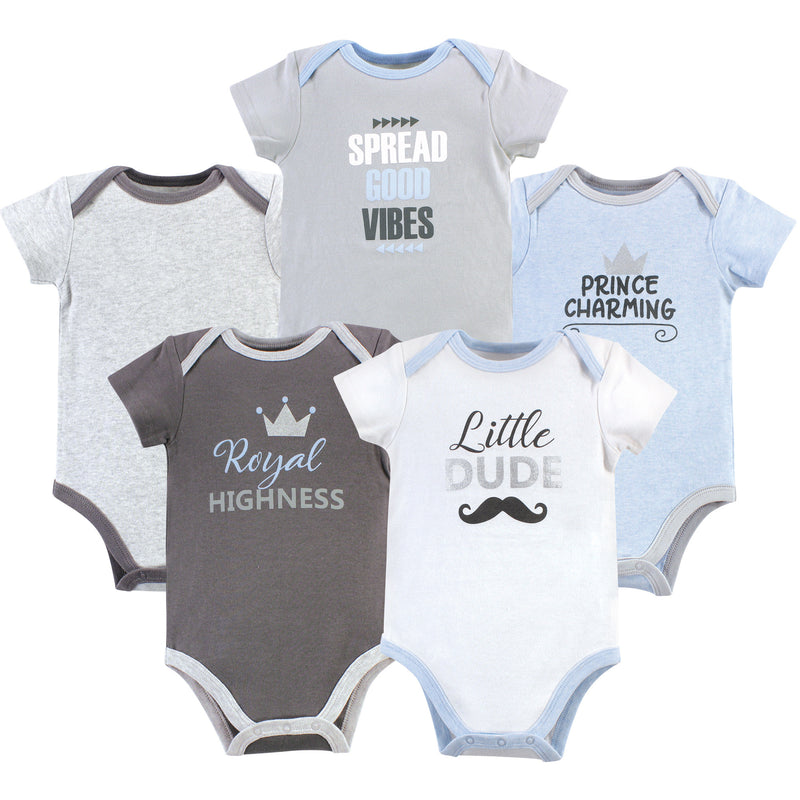Luvable Friends Cotton Bodysuits, Little Dude