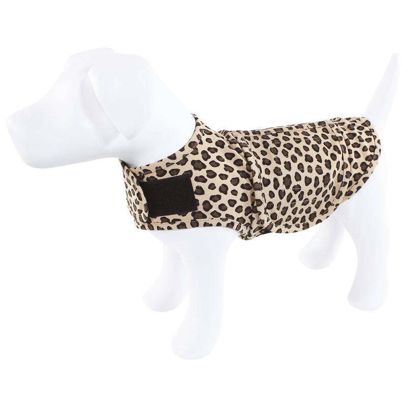 Luvable Friends Pet Thunder Anxiety Jacket, Leopard