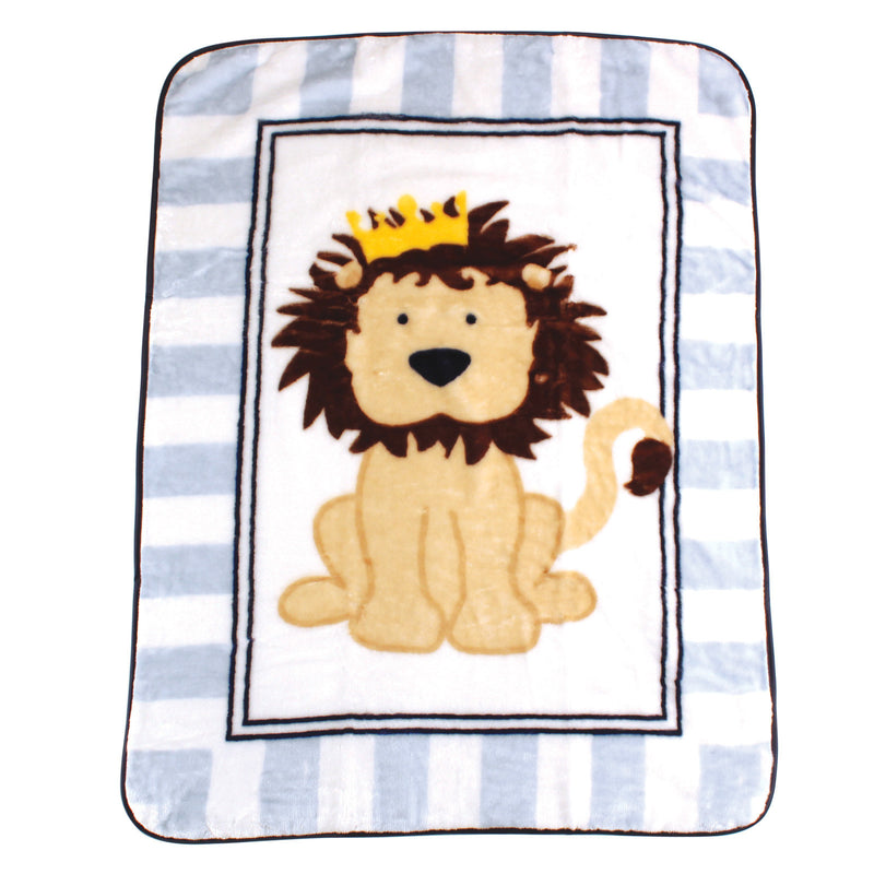 Luvable Friends High Pile Plush Blanket, Lion
