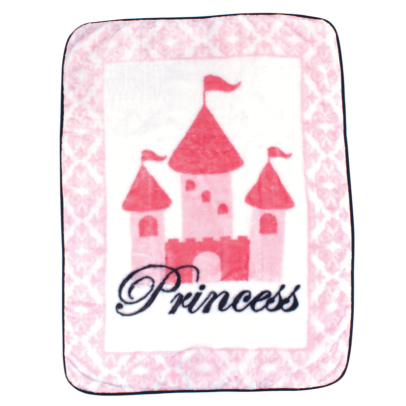 Luvable Friends High Pile Plush Blanket, Princess