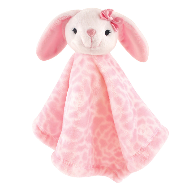 Hudson Baby Animal Face Security Blanket, Bunny