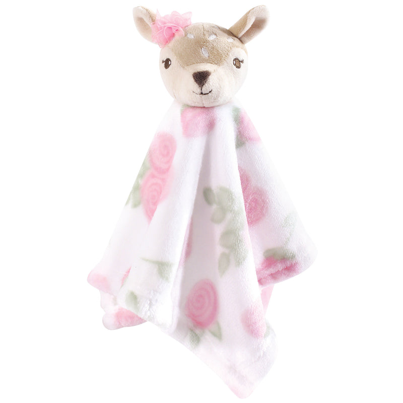 Hudson Baby Animal Face Security Blanket, Fawn