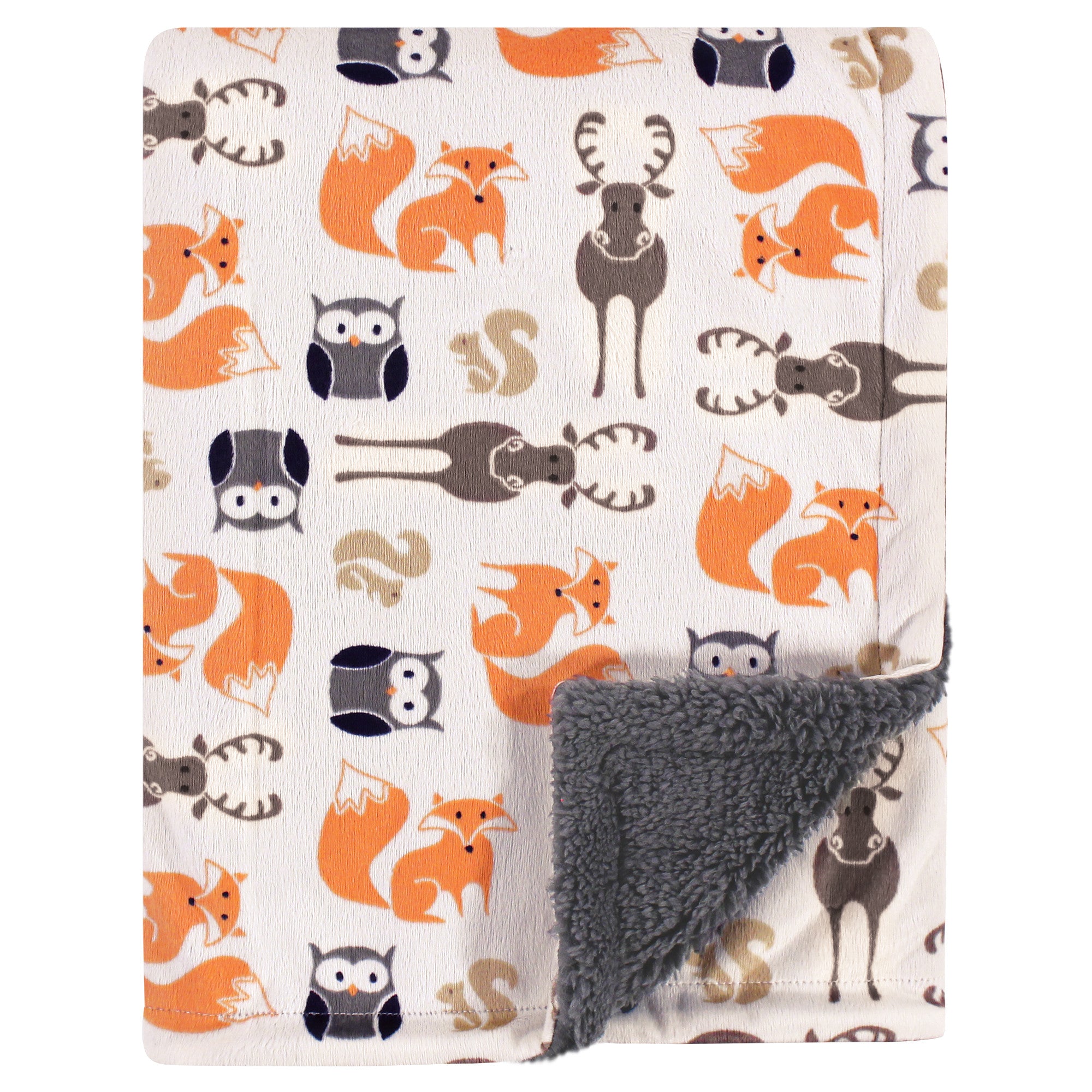 Hudson Baby Plush Blanket with Sherpa Back – BabyVision Inc.