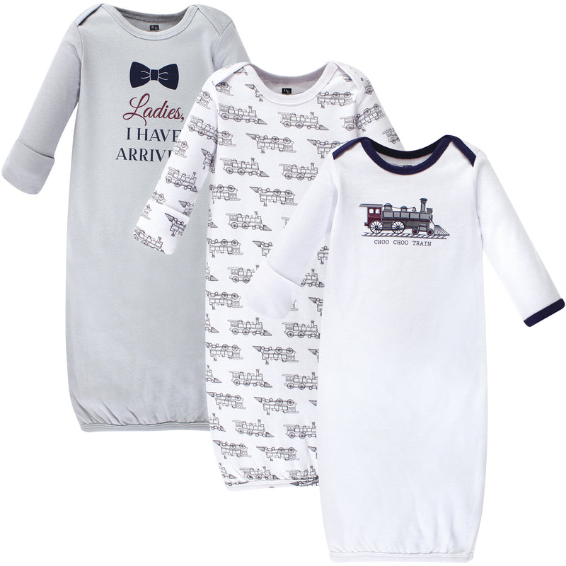Hudson Baby Cotton Gowns, Train