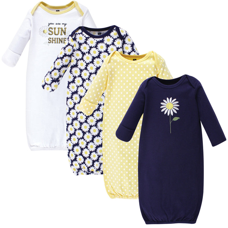 Hudson Baby Cotton Gowns, Daisy