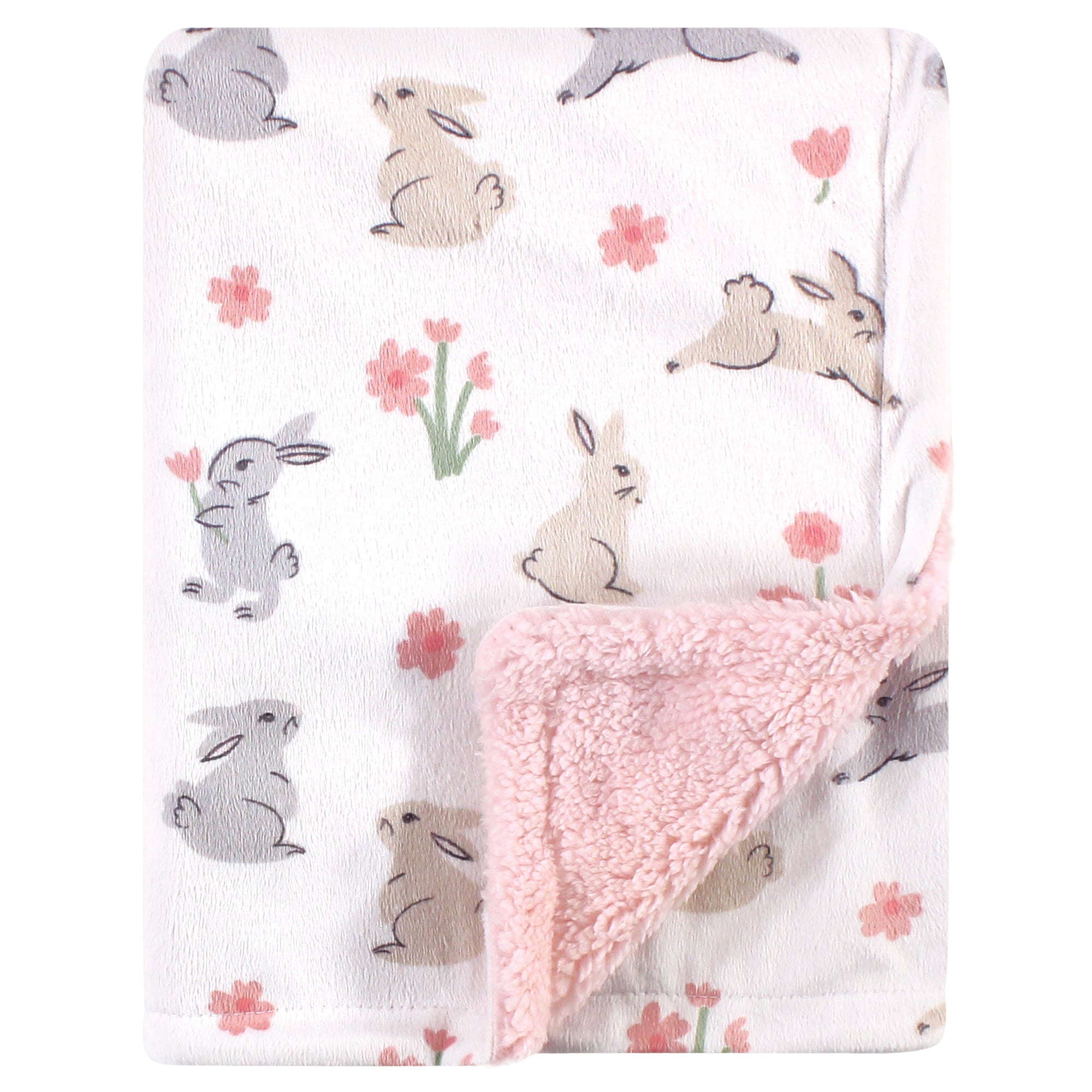 Hudson Baby Plush Blanket with Sherpa Back – BabyVision Inc.