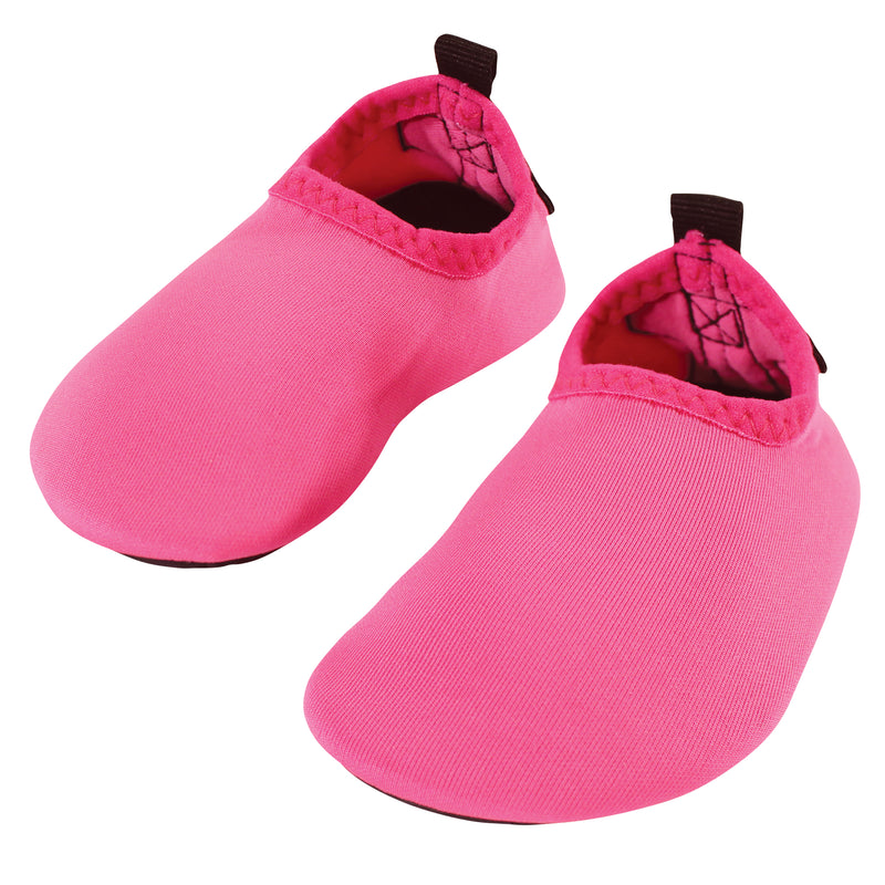 Hudson Baby Water Shoes for Sports, Yoga, Beach and Outdoors, Baby and Toddler Solid Hot Pink
