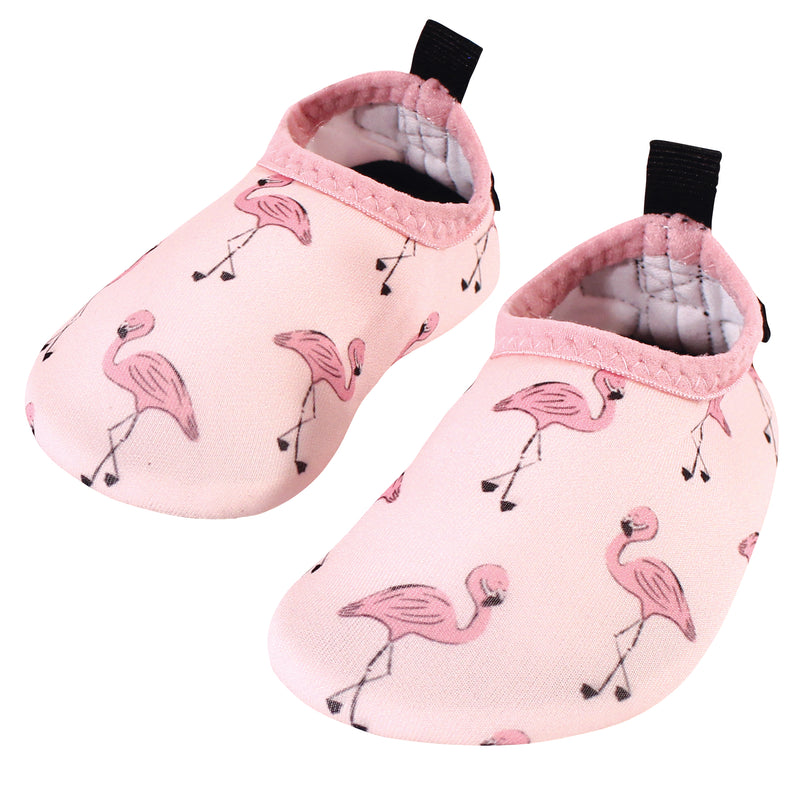 Hudson Baby Water Shoes for Sports, Yoga, Beach and Outdoors, Baby and Toddler Flamingo