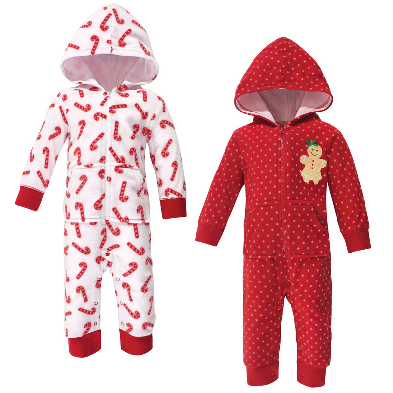 Hudson Baby Fleece Jumpsuits, Coveralls, and Playsuits, Sugar Spice Baby